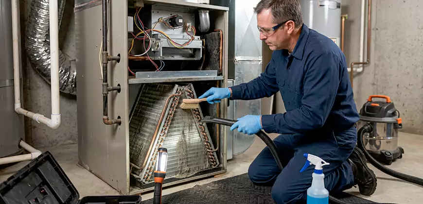 Furnace Coil Cleaning in Senatobia