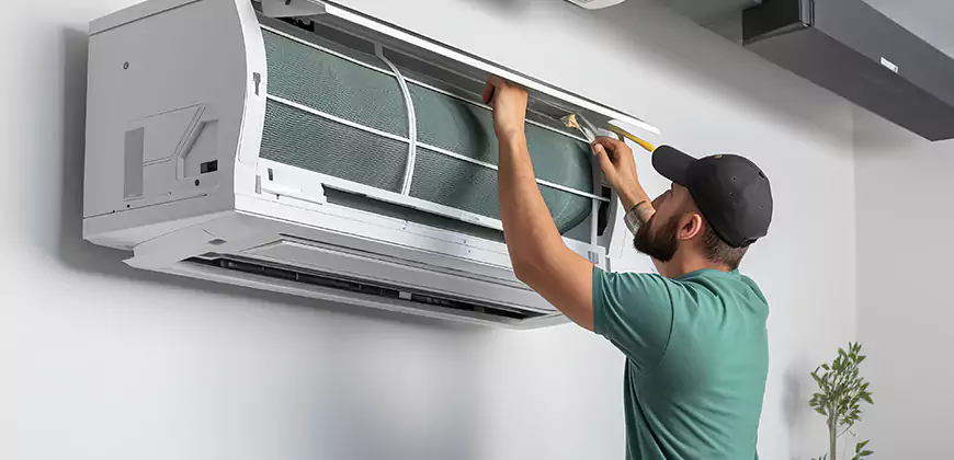 Bathroom and Small Space Ductless Installation in Senatobia